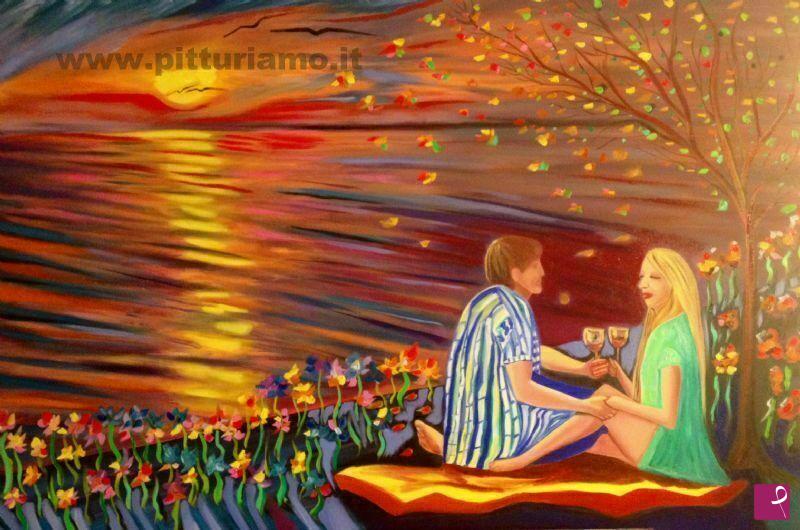 quadri in vendita online - Tramonto