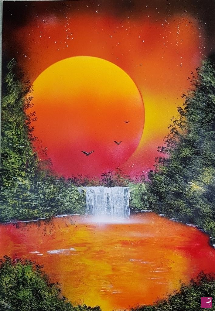 quadri in vendita online - Tramonto 