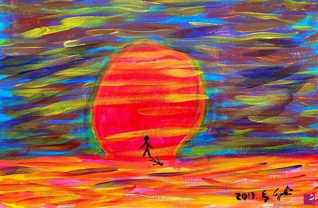 quadri in vendita online - tramonto 2