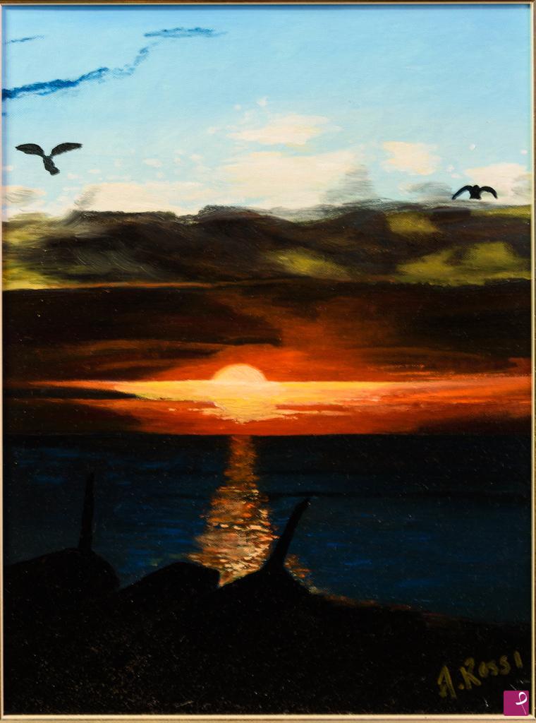 quadri in vendita online - TRAMONTO  (2009)