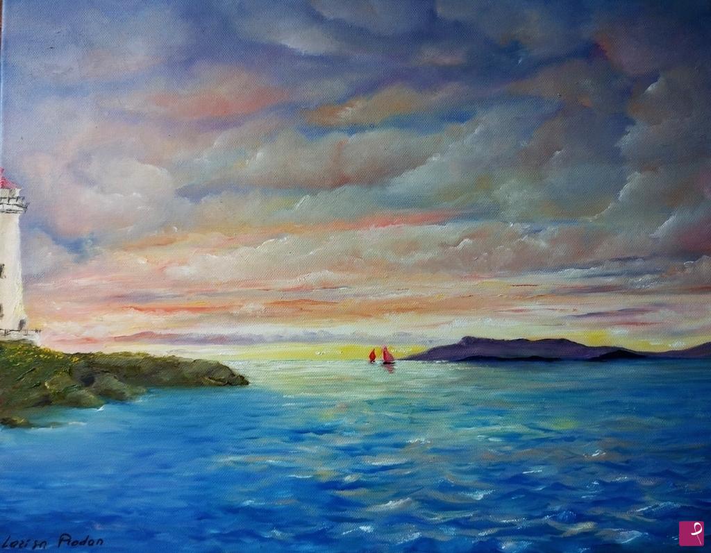 quadri in vendita online - Tramonto