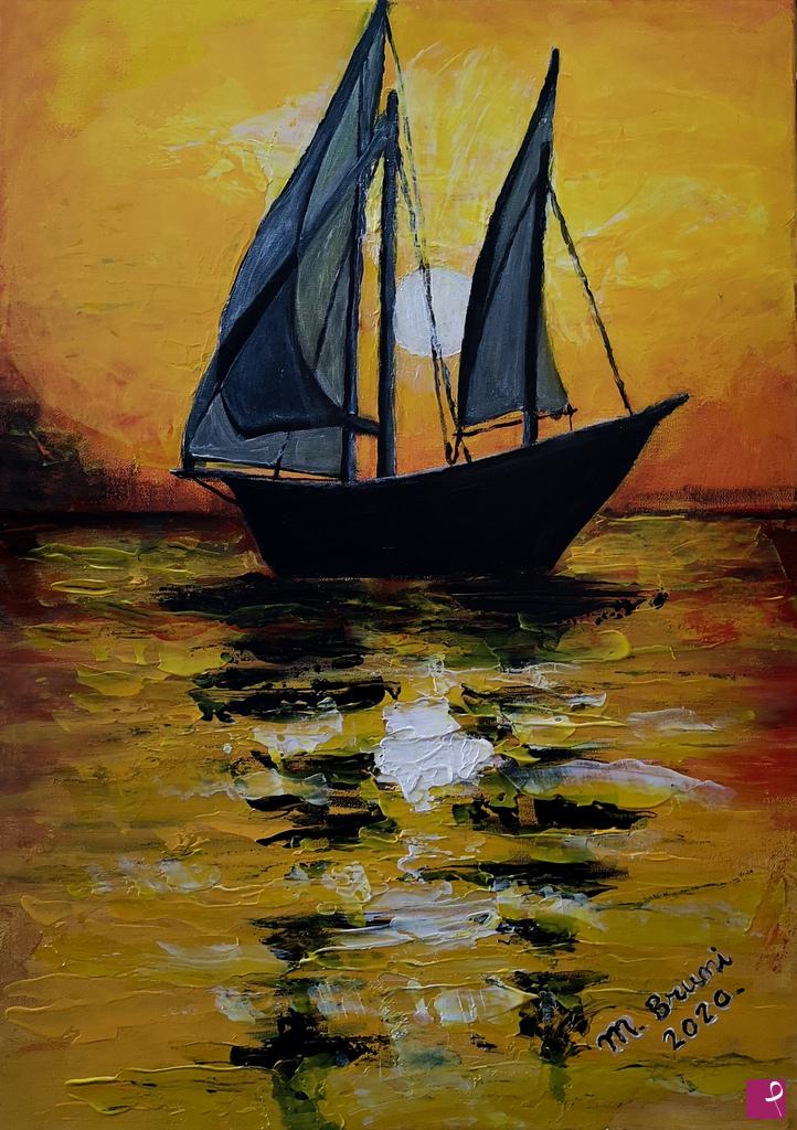 quadri in vendita online - Tramonto 