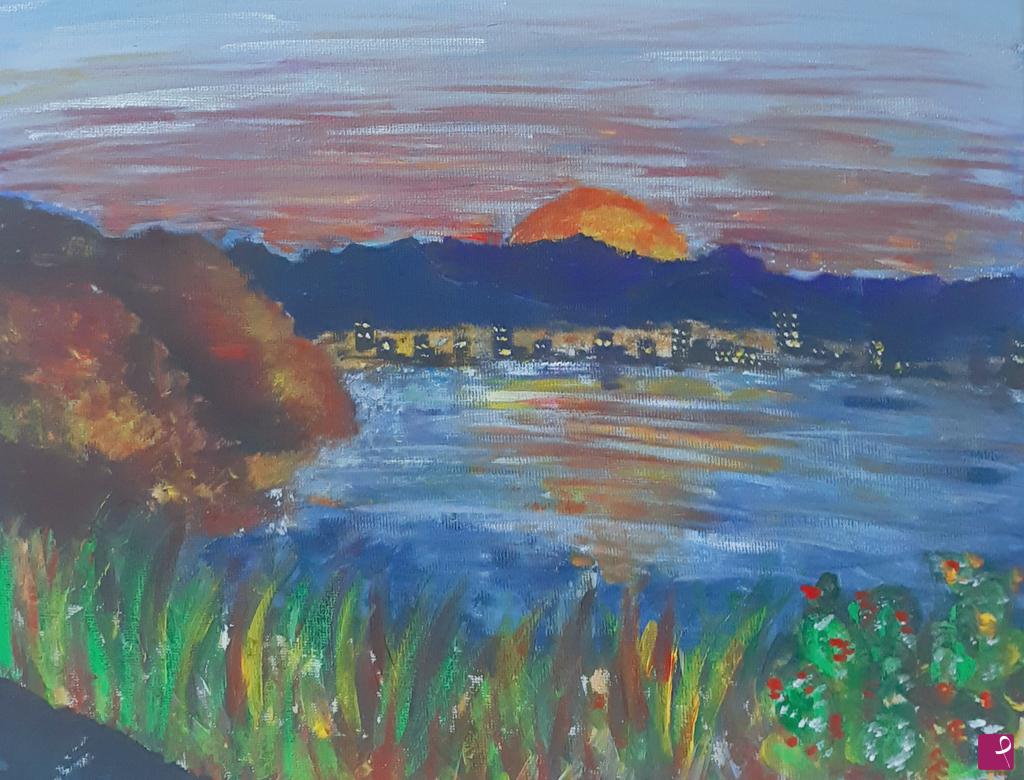 quadri in vendita online - Tramonto 