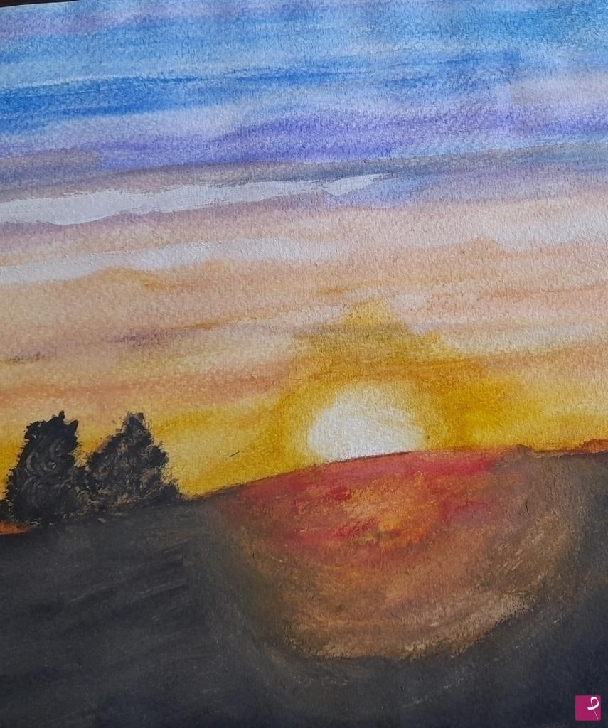 quadri in vendita online - Tramonto 