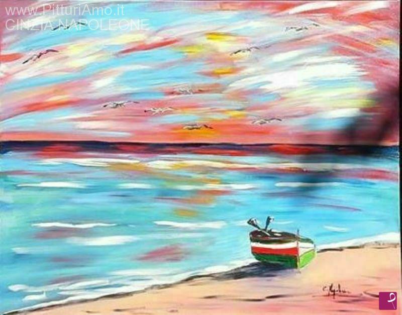 quadri in vendita online - Tramonto