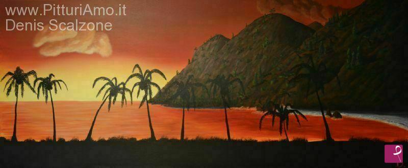 quadri in vendita online - Tramonto