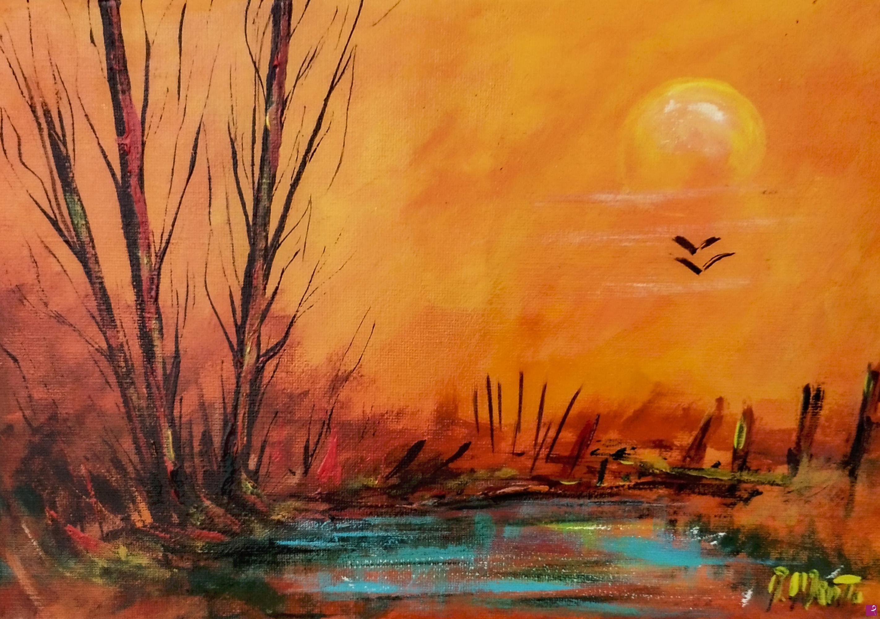 quadri in vendita online - Tramonto