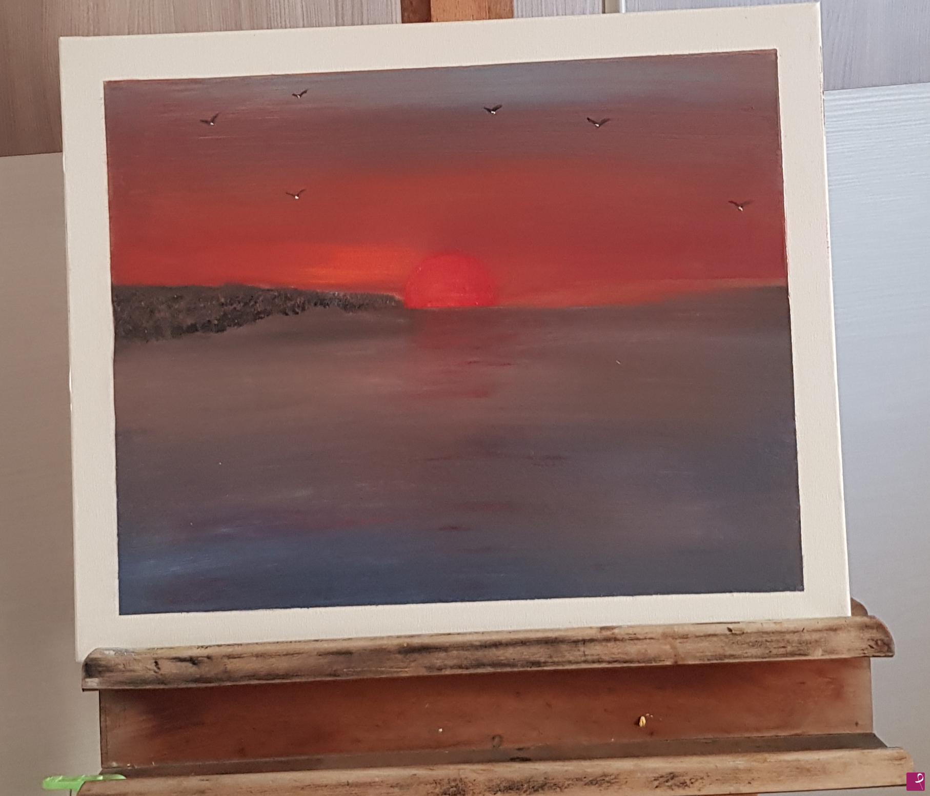 quadri in vendita online - Tramonto 