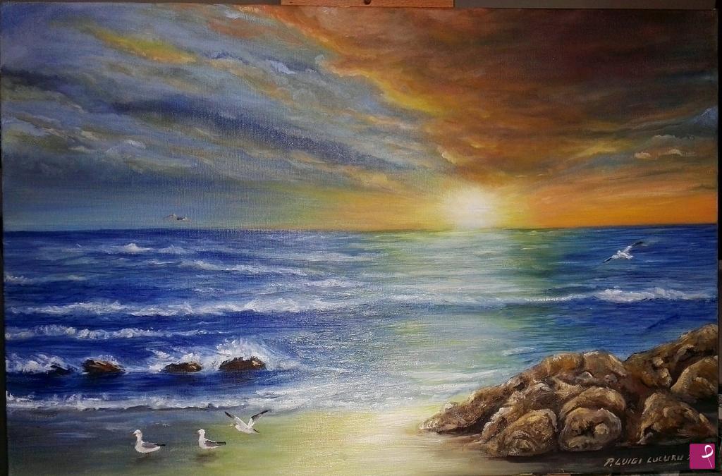 quadri in vendita online - Tramonto