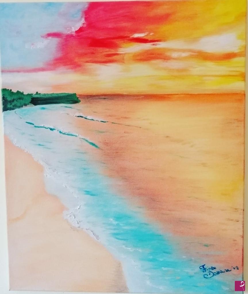 quadri in vendita online - tramonto a Bali