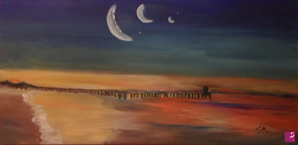 quadri in vendita online - Tramonto a Brighton