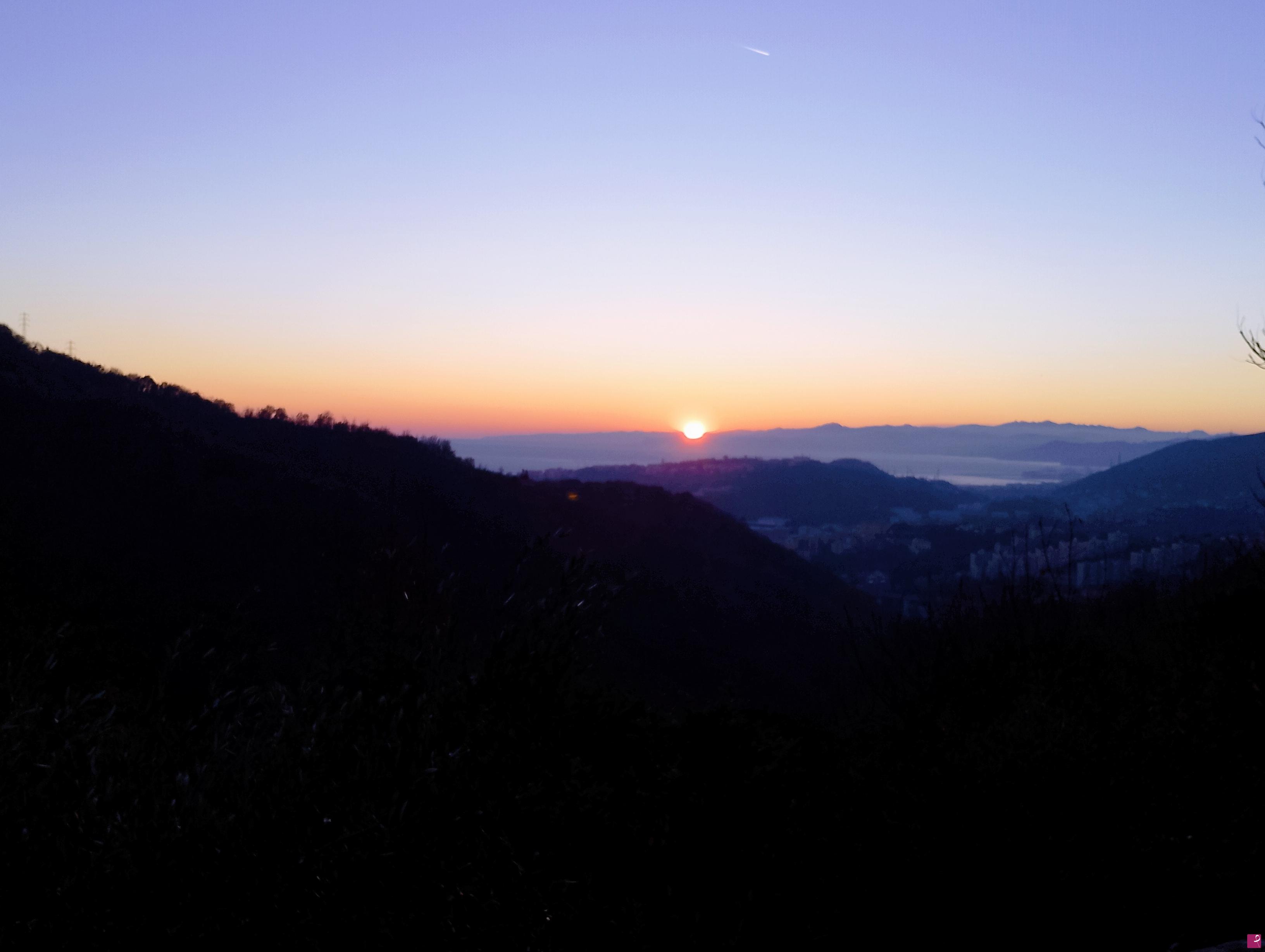 quadri in vendita online - Tramonto a ciel sereno 