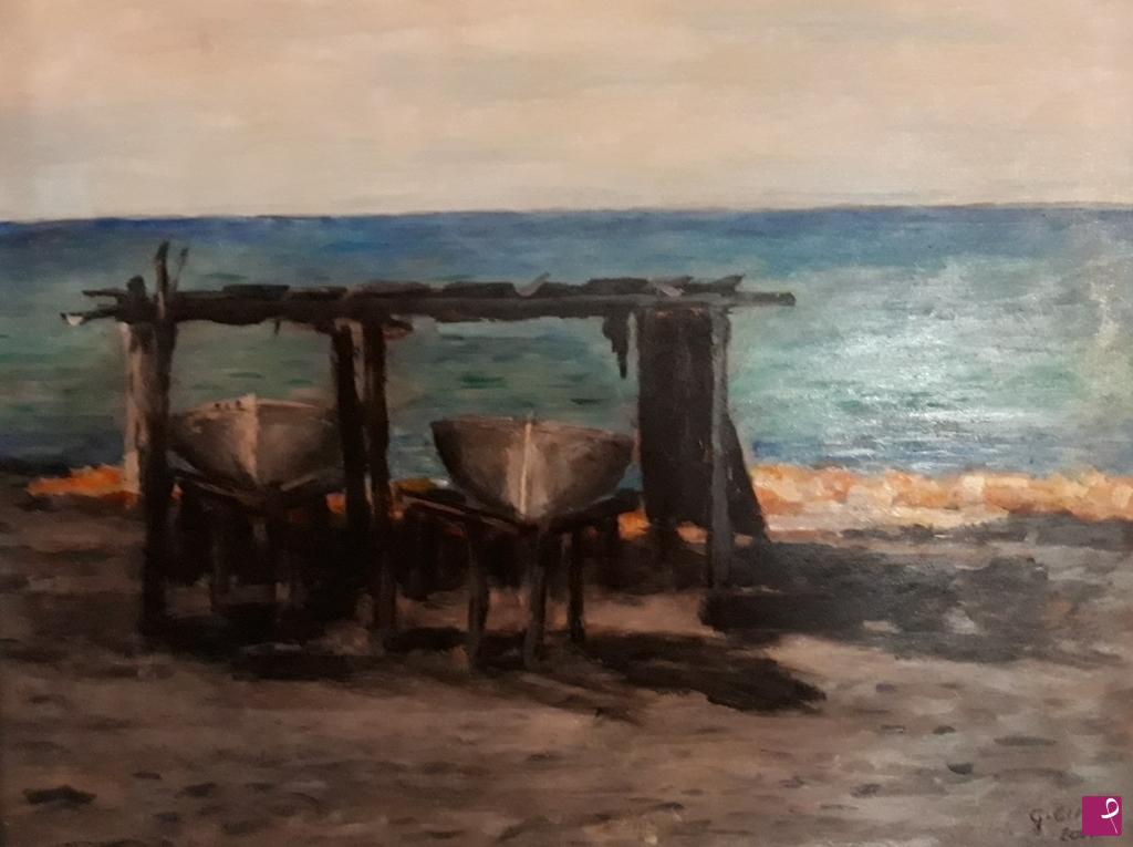 quadri in vendita online - Tramonto a Formentera