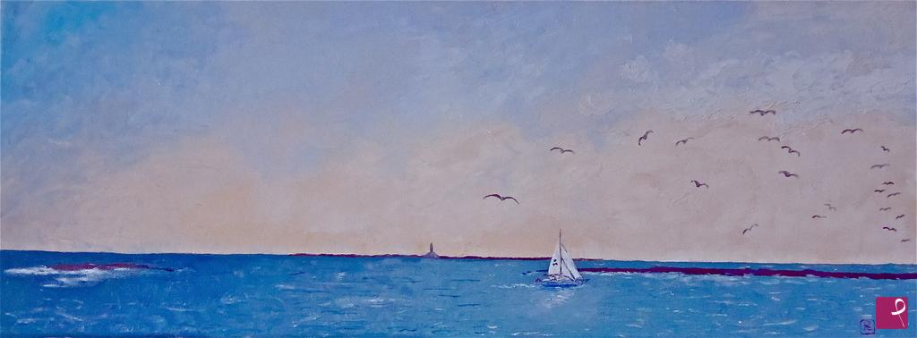 quadri in vendita online - Tramonto a Gallipoli
