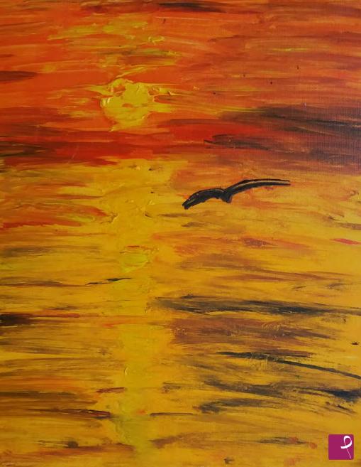 quadri in vendita online - TRAMONTO A STINTINO
