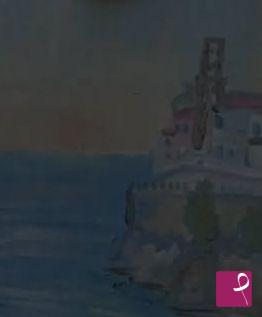 quadri in vendita online - Tramonto Atrani