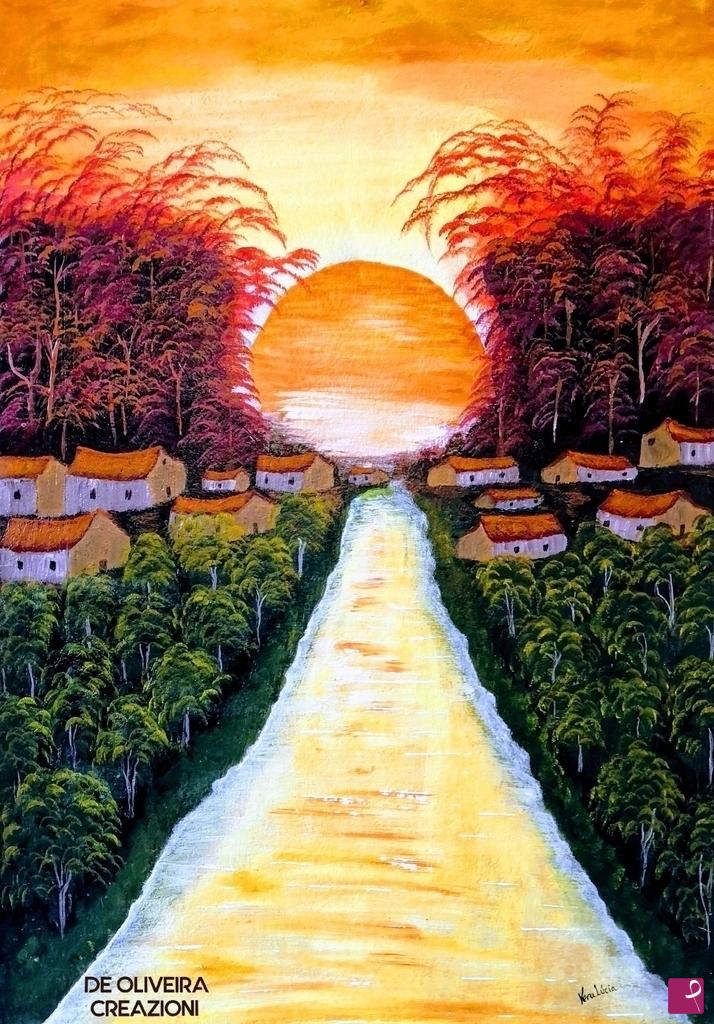 quadri in vendita online - TRAMONTO DA FILME 