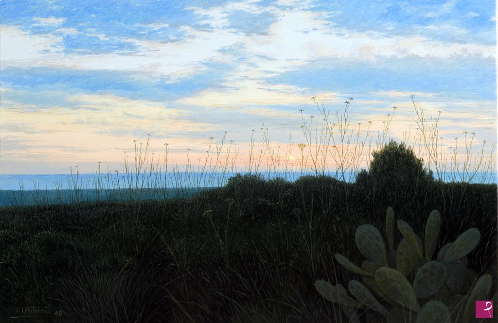 quadri in vendita online - Tramonto da Loc. Rottacapozza.