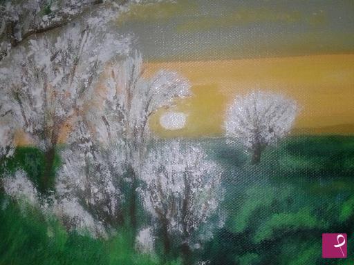 quadri in vendita online - TRAMONTO DI PRIMAVERA