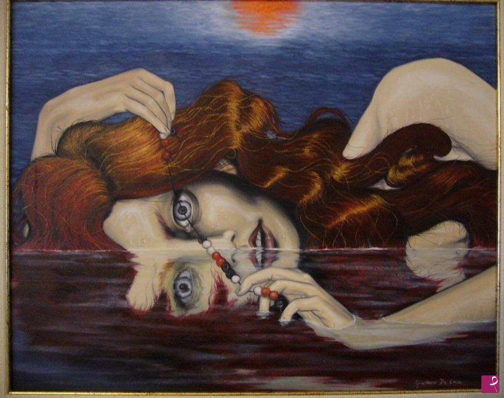 quadri in vendita online - Tramonto di Sirena