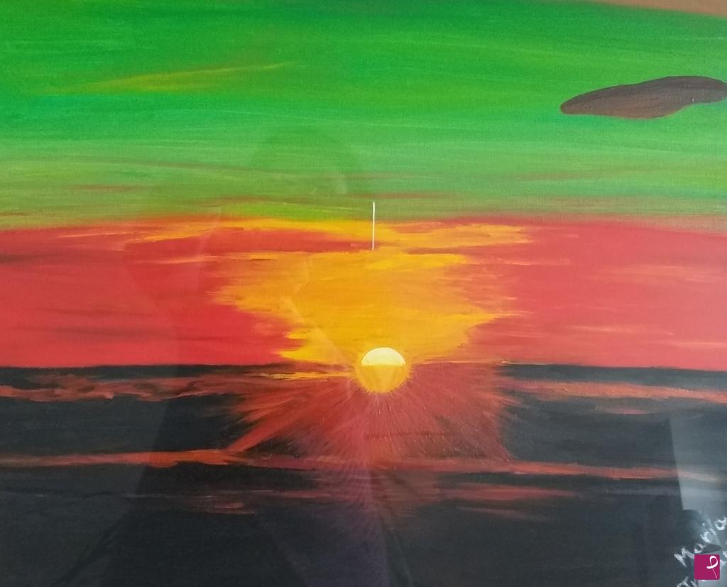 quadri in vendita online - TRAMONTO FANTASTICO