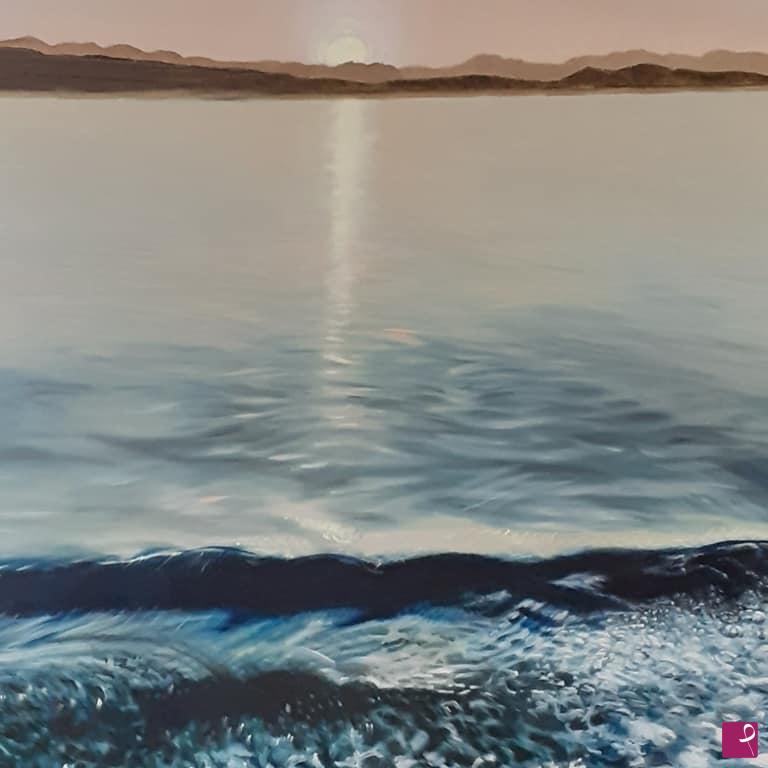 quadri in vendita online - Tramonto in Grecia