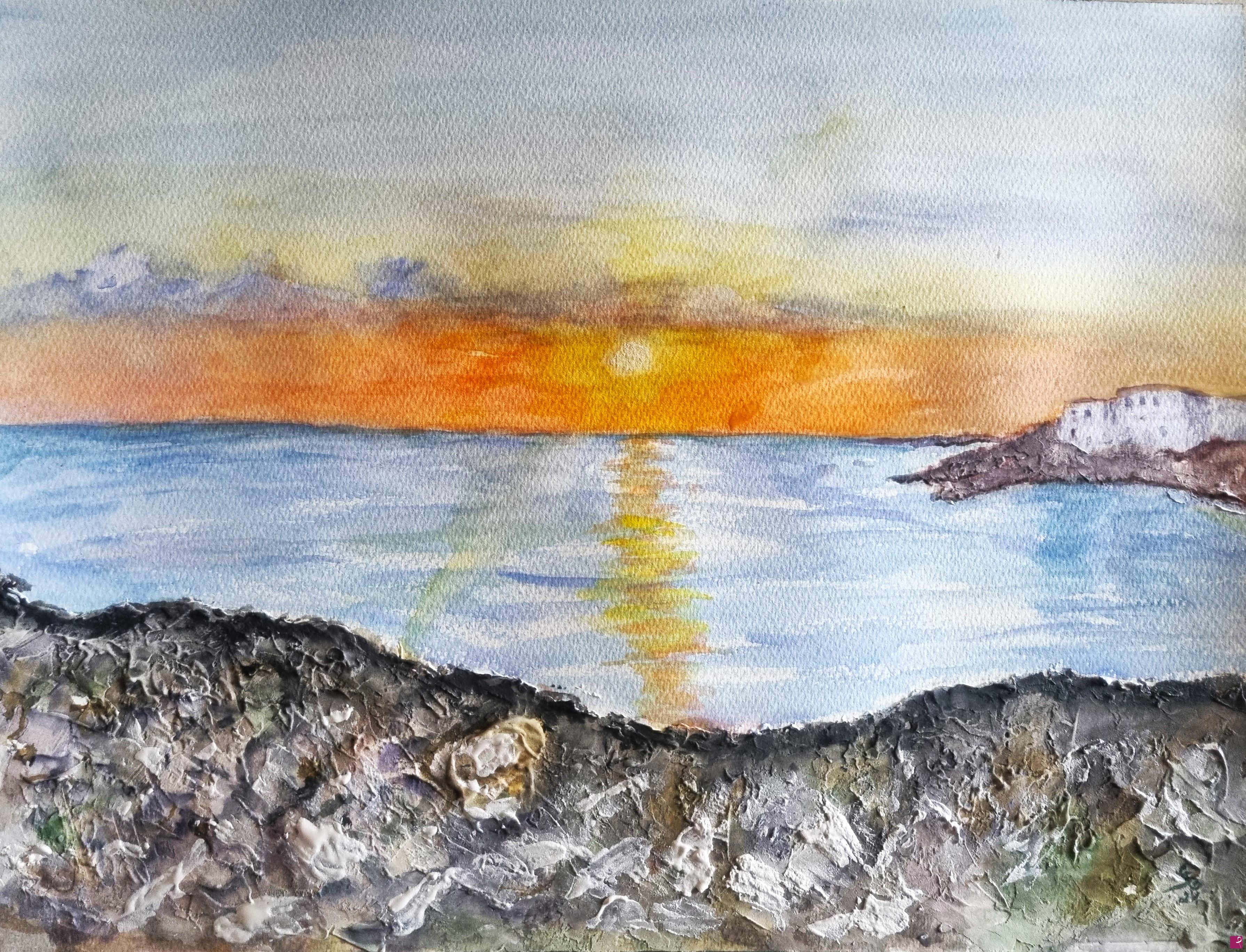quadri in vendita online - Tramonto in Santa Catarina