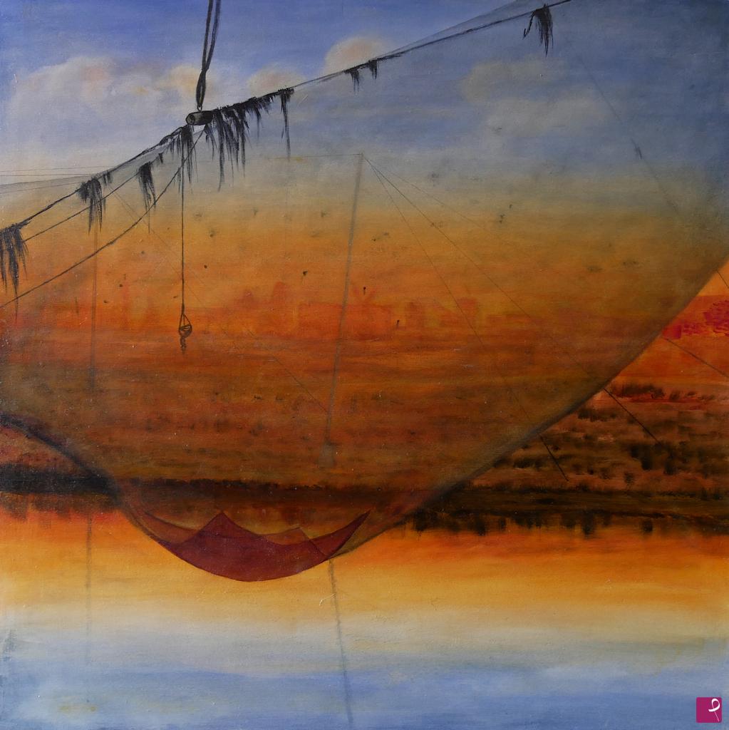 quadri in vendita online - tramonto in valle