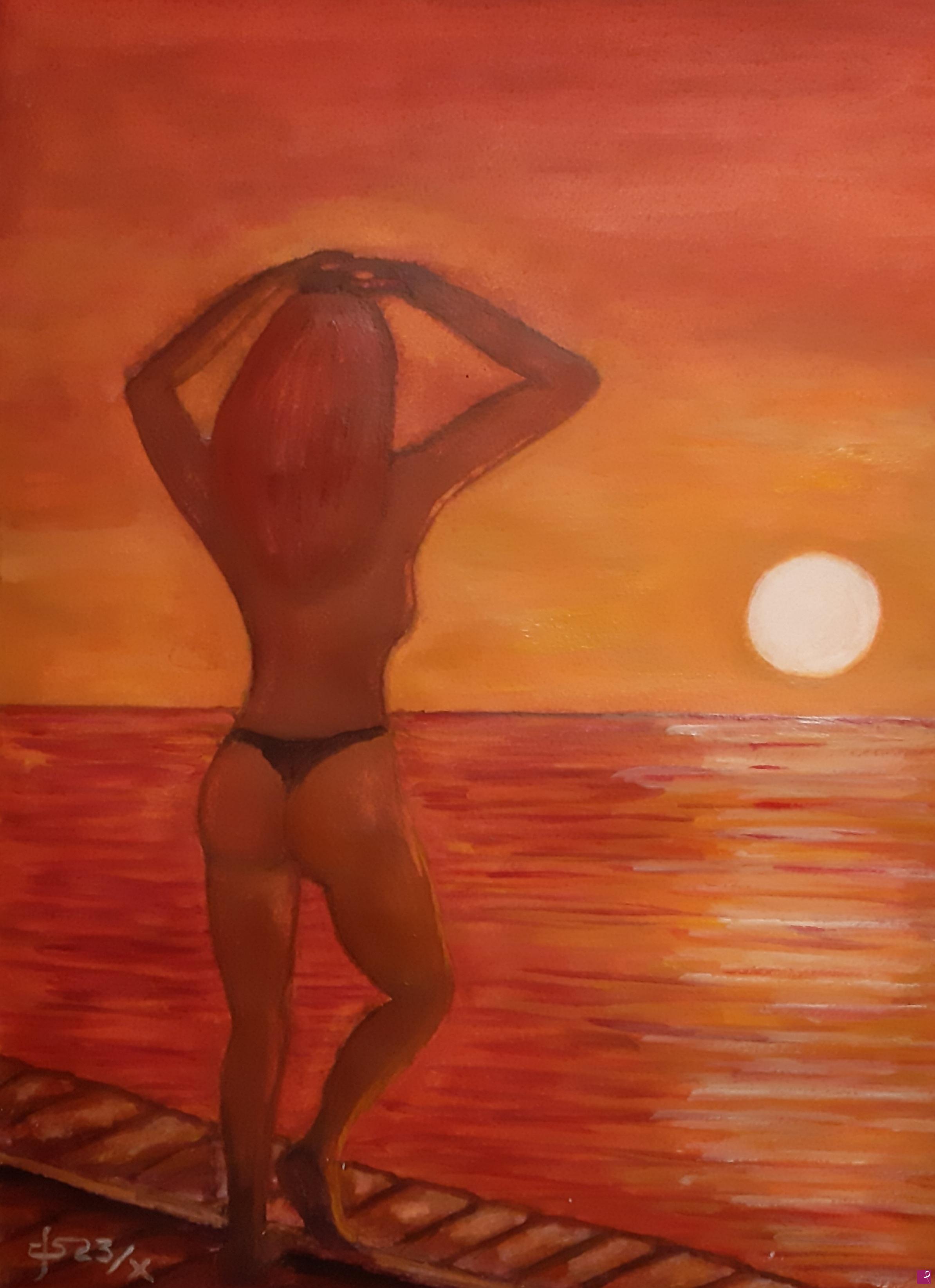 quadri in vendita online - tramonto inverosimile 