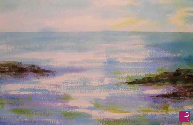 quadri in vendita online - tramonto marino