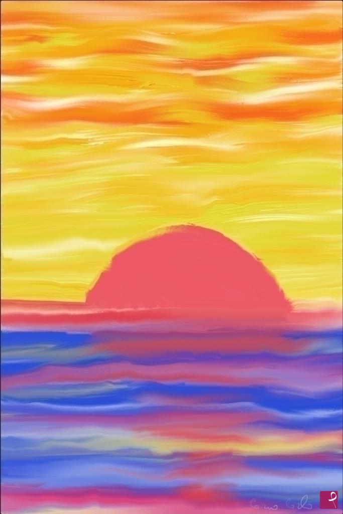 quadri in vendita online - Tramonto Meraviglia 
