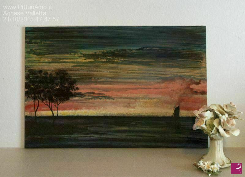 quadri in vendita online - Tramonto n°114