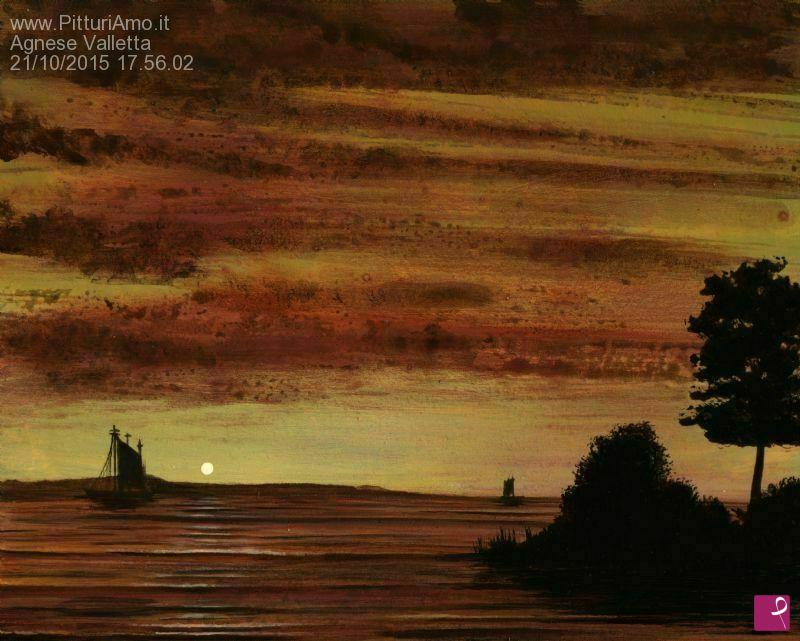 quadri in vendita online - Tramonto n°37