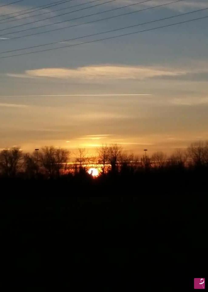 quadri in vendita online - Tramonto  oscuro 