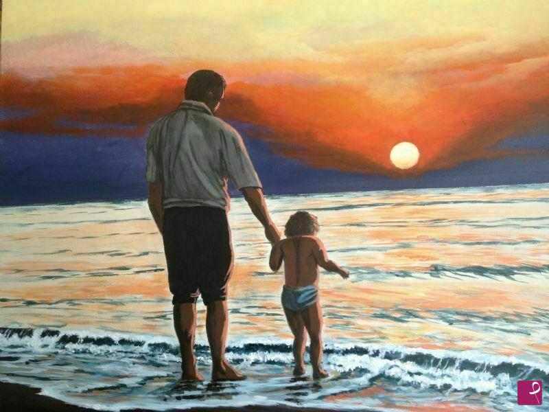 quadri in vendita online - tramonto romantico