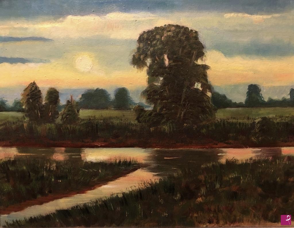 quadri in vendita online - Tramonto Russo (Mosca - 2008)