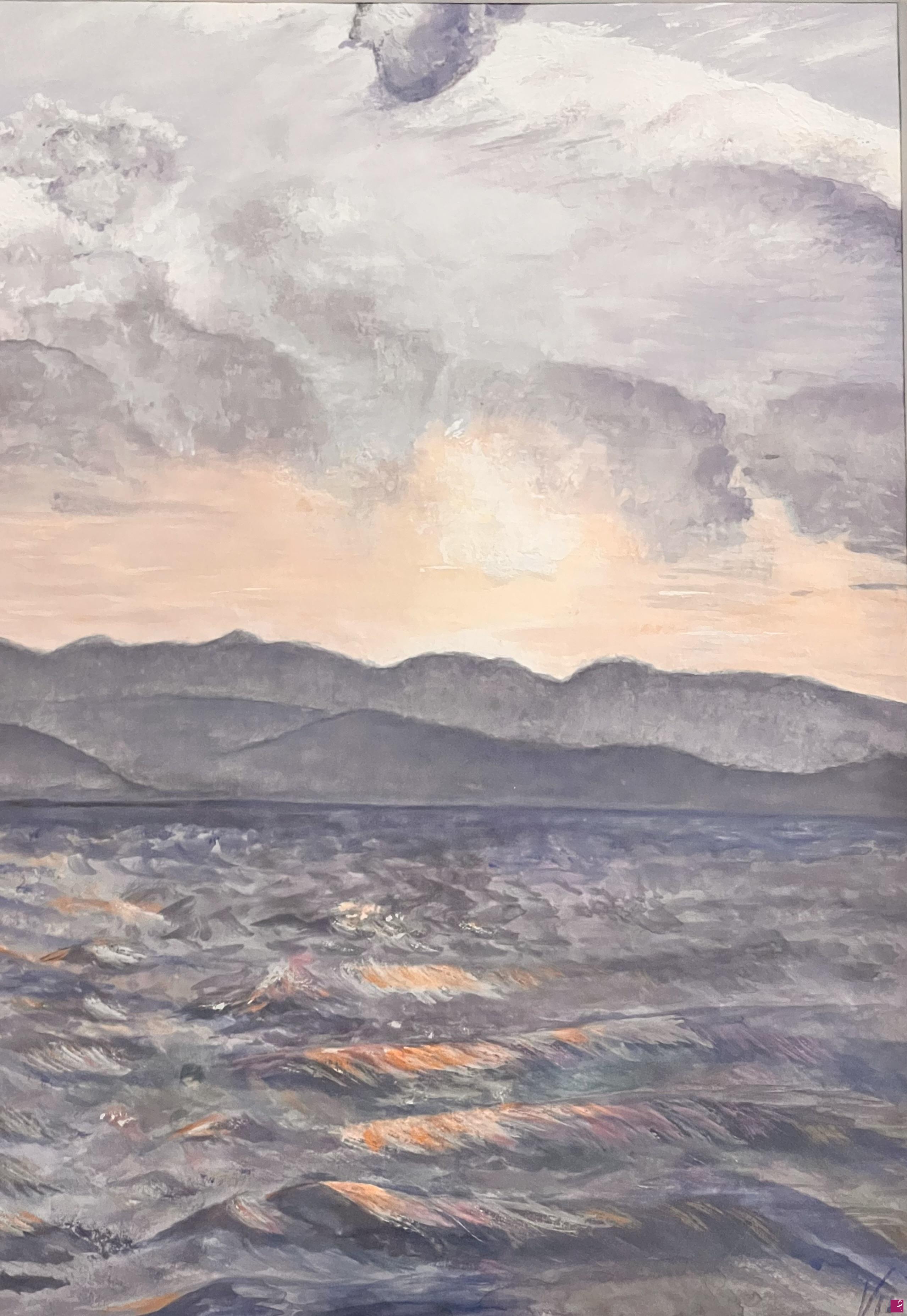 quadri in vendita online - Tramonto sul mare