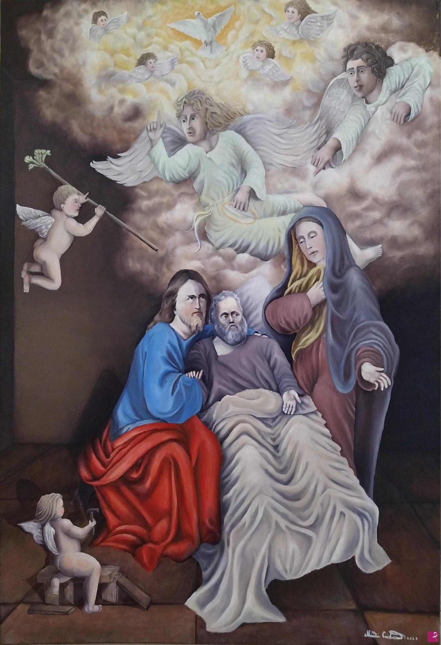 quadri in vendita online - Transito di San Giuseppe 