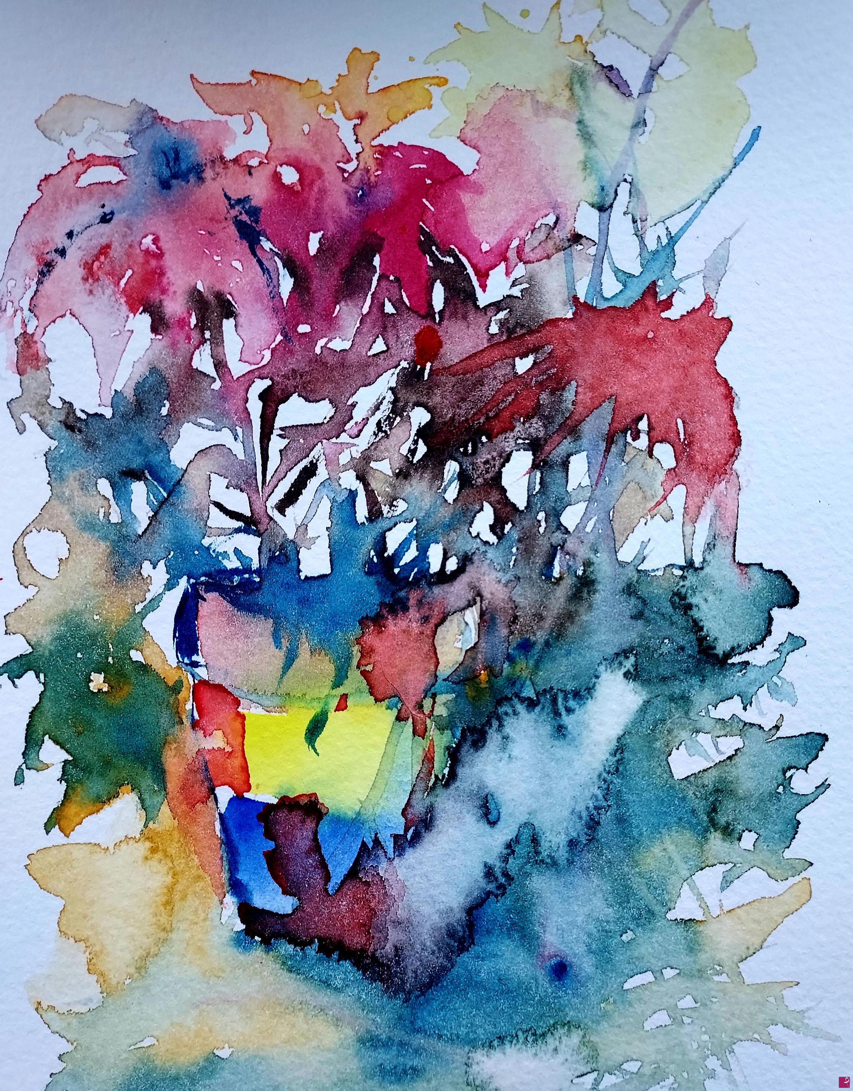 quadri in vendita online - Trasparenze floreali