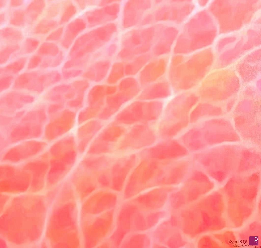 quadri in vendita online - Trasparenze marine magenta