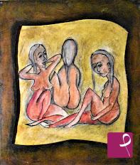 quadri in vendita online - tre figure femminili