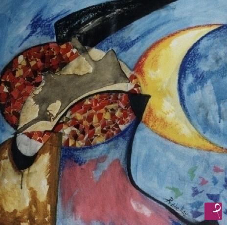quadri in vendita online - TRE LUNE