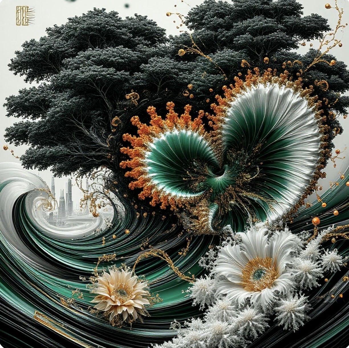 quadri in vendita online - Tree of Love