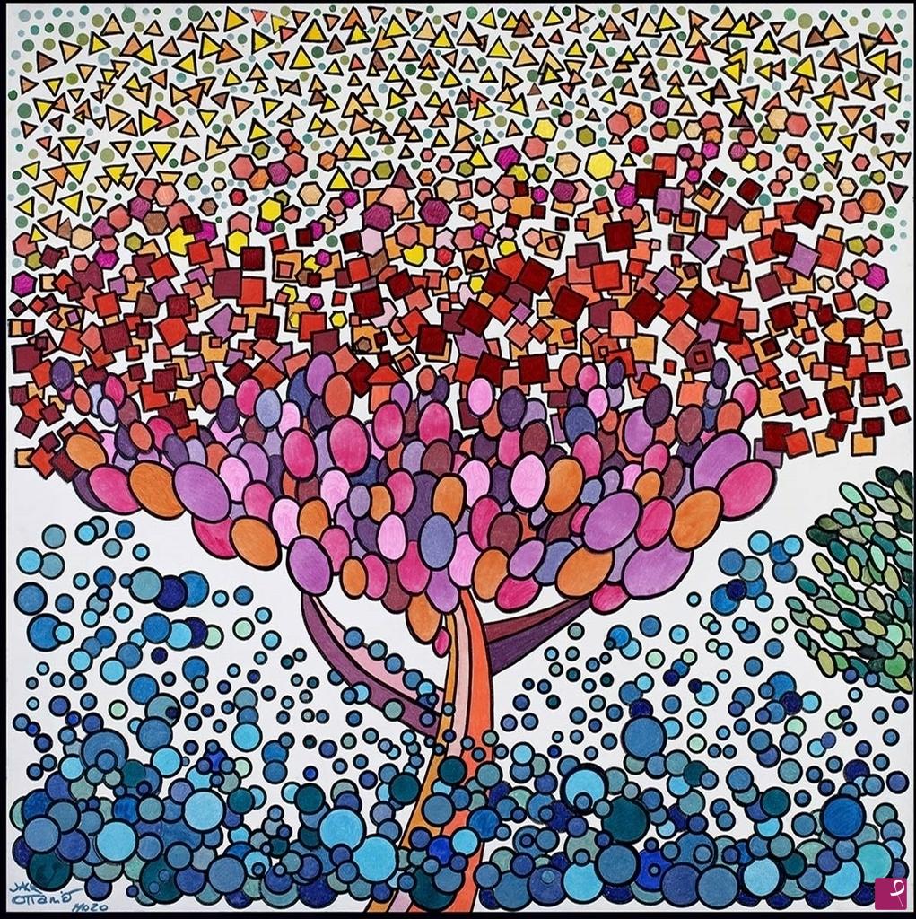 quadri in vendita online - TREE ON MARS