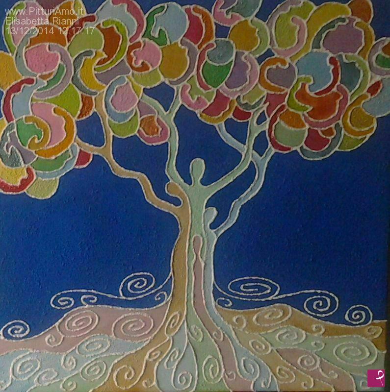 quadri in vendita online - Trees Family 2014