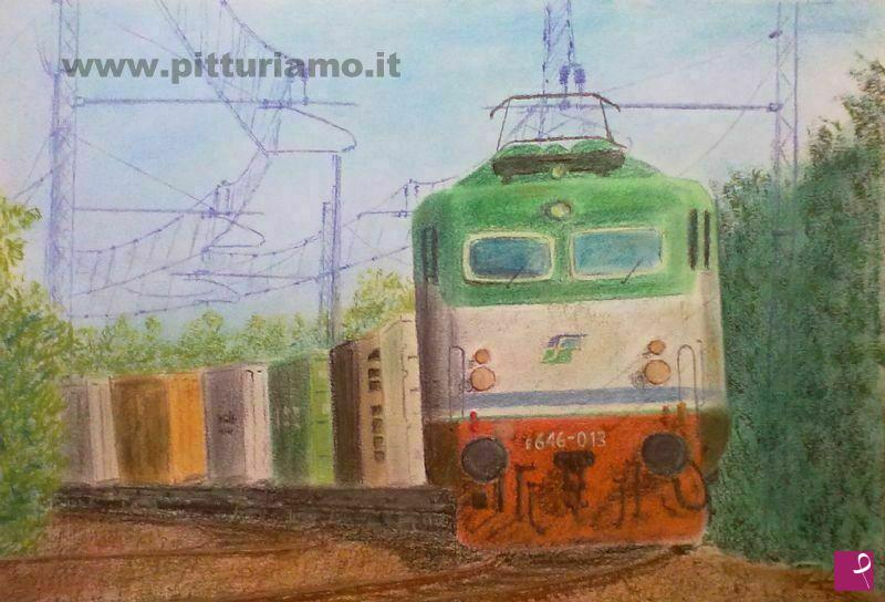 quadri in vendita online - Treno 2