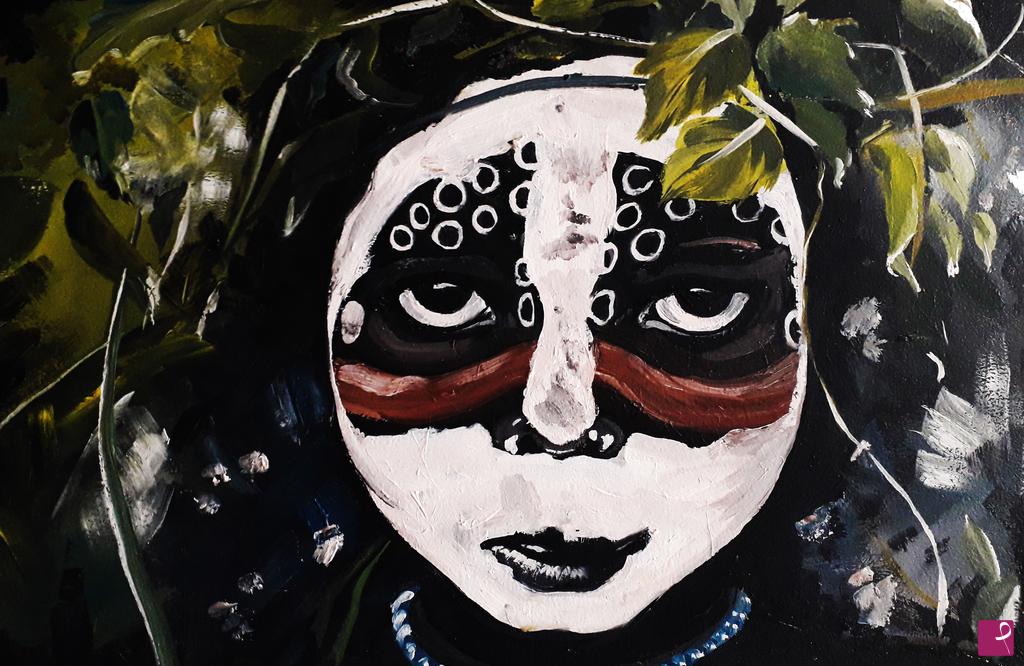 quadri in vendita online - Tribal Boy