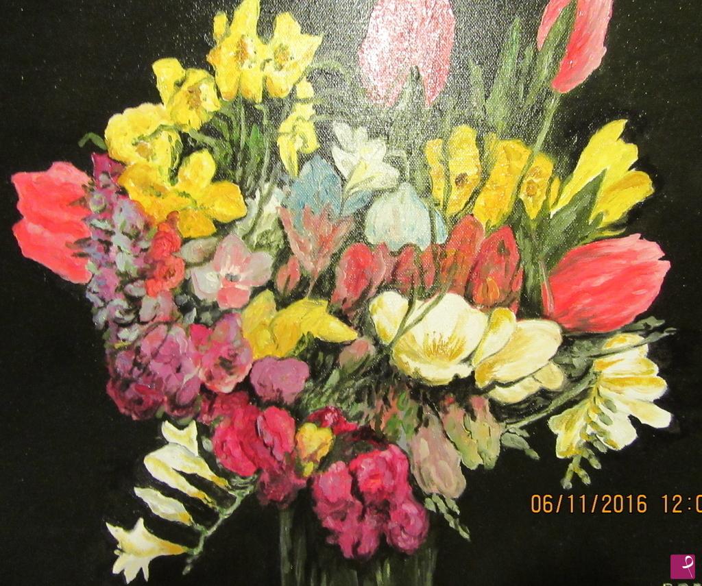 quadri in vendita online - trionfo di fiori