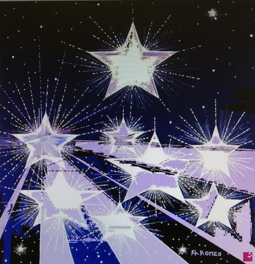quadri in vendita online - TRIPUDIO DI STELLE