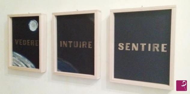 quadri in vendita online - Trittico " Vedere Intuire Sentire "
